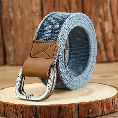 Ceinture en toile design pour homme : accessoire de jeans décontracté et élégant