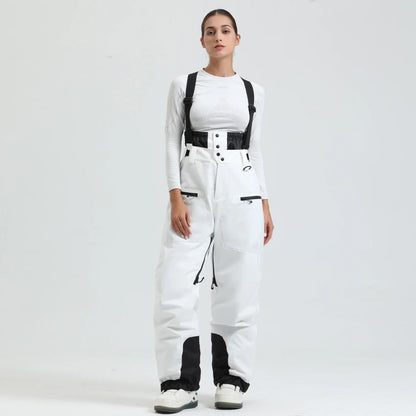 Pantalon de Ski Unisexe avec Bretelles – Pantalon de Snow Étanche pour Froid Extrême (-40°C)