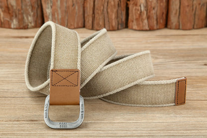Ceinture en toile design pour homme : accessoire de jeans décontracté et élégant