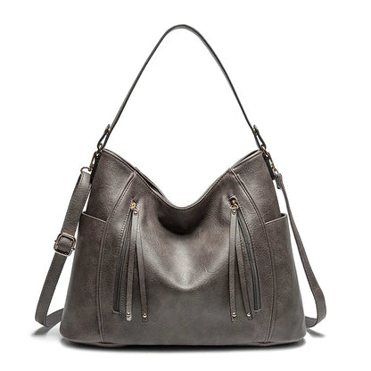 Bolso de mujer de lujo con aspecto de cuero: estilo elegante de alta gama para el día a día