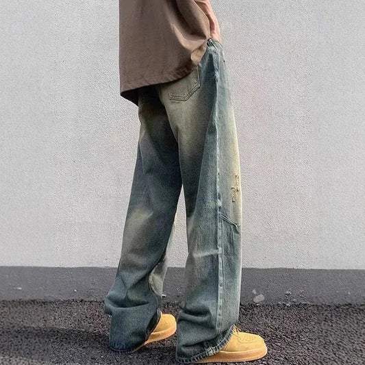 Jeans baggy longs pour hommes | Style vestimentaire de rue