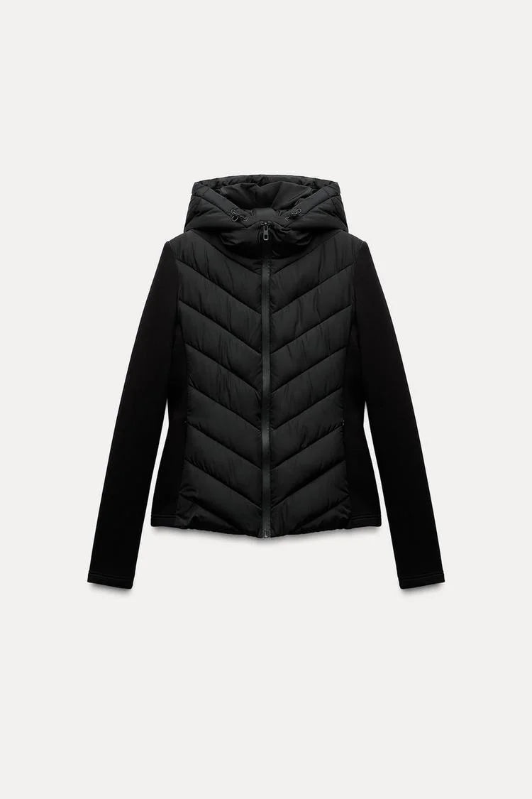 Veste femme légère à motif coupe structurée