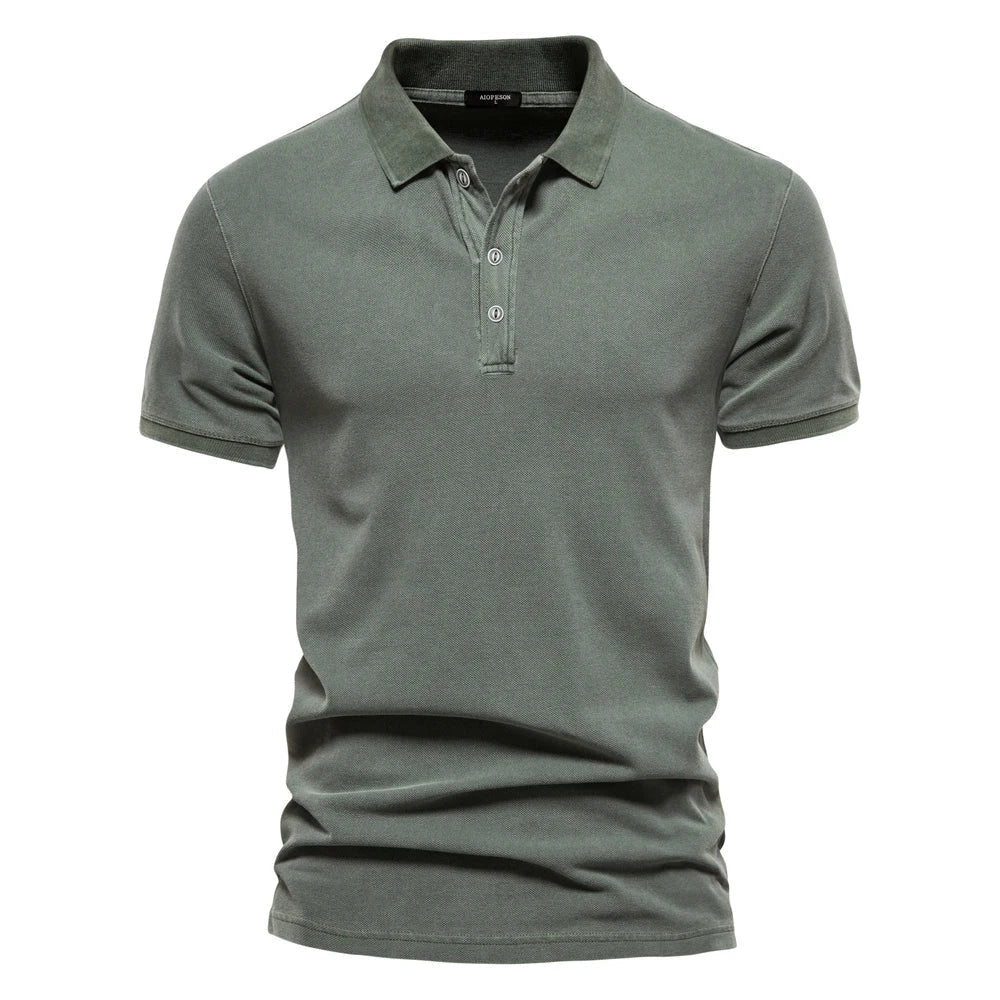 Men's Short-Sleeved Polo – Casual and Comfortable Summer Top