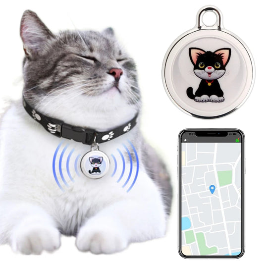 Mini Traceur GPS Étanche pour Chats Chiens – Suivi Intelligent Longue Distance Collier Compatible iOS Android