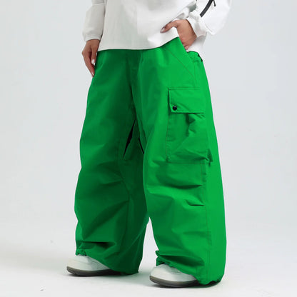 Pantalon de Ski Ample Unisexe – Pantalon de Snowboard Respirant avec Zipp et Isolation