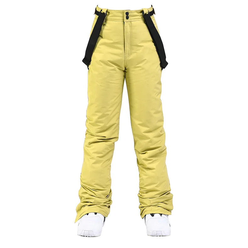 Pantalon de Snowboard Imperméable pour Homme avec Bretelles – Pantalon de Ski Hivernal Isolé