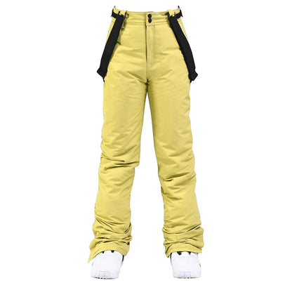 Pantalon de Snowboard Imperméable pour Homme avec Bretelles – Pantalon de Ski Hivernal Isolé