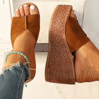 Sandali da donna con piattaforma leggera - Stabili ed estivi