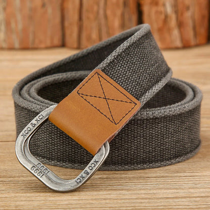 Ceinture en toile design pour homme : accessoire de jeans décontracté et élégant