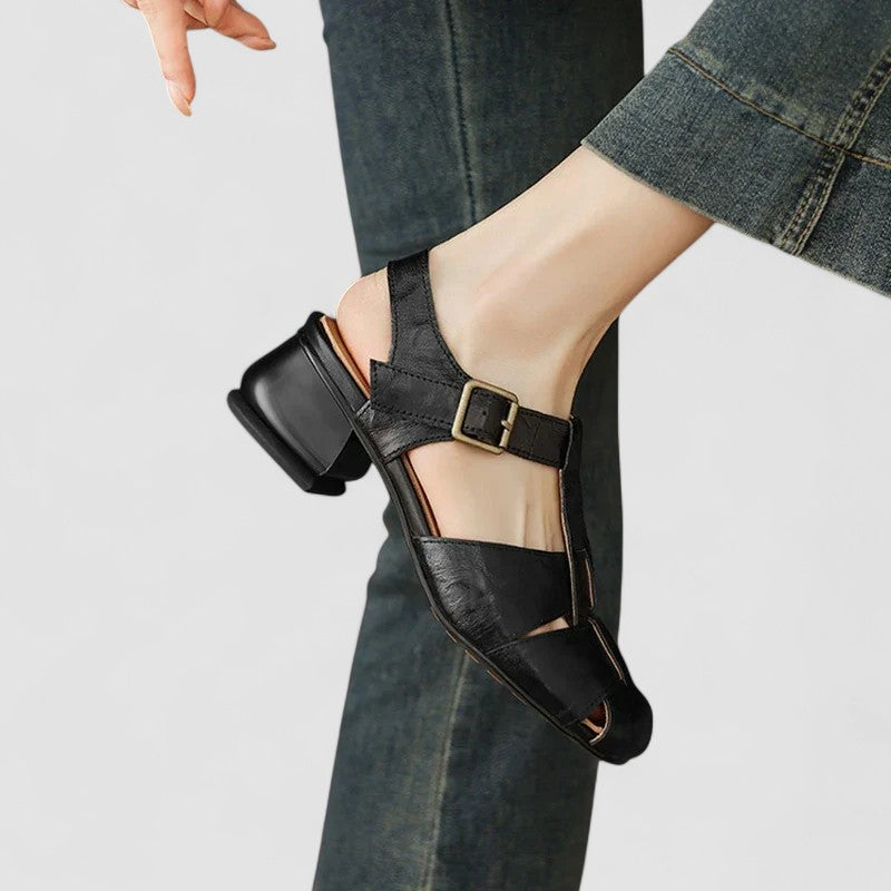 Sandales femme slip-on a semelle confortable - Pratiques et polyvalentes