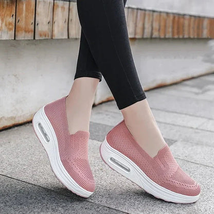 Baskets Compensées Orthopédiques Femmes – Soutien, Confort, Maintien