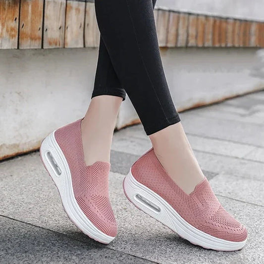 Baskets Compensées Orthopédiques Femmes – Soutien, Confort, Maintien
