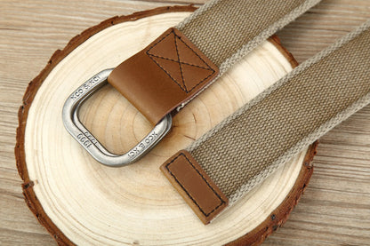 Ceinture en toile design pour homme : accessoire de jeans décontracté et élégant