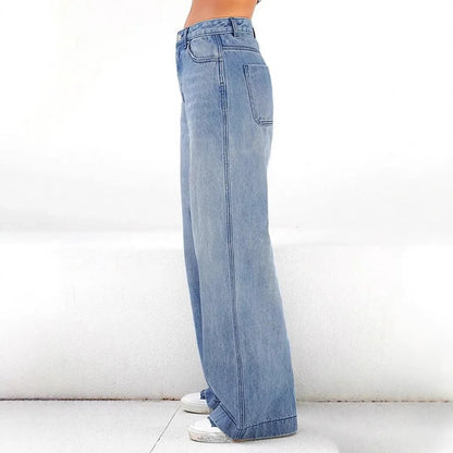Jean baggy femme | Taille haute