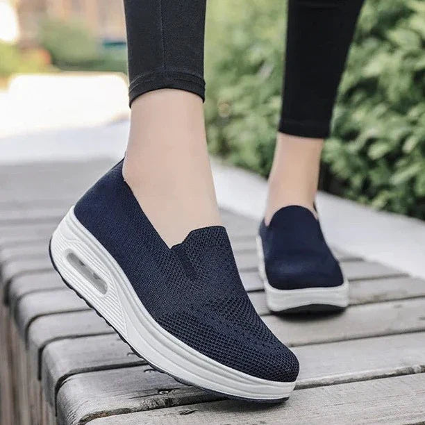Baskets Compensées Orthopédiques Femmes – Soutien, Confort, Maintien