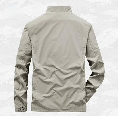 Veste Extérieure Zippée Homme Imperméable et Coupe-Vent – Protection Durable