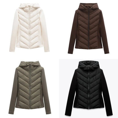 Veste femme légère à motif coupe structurée