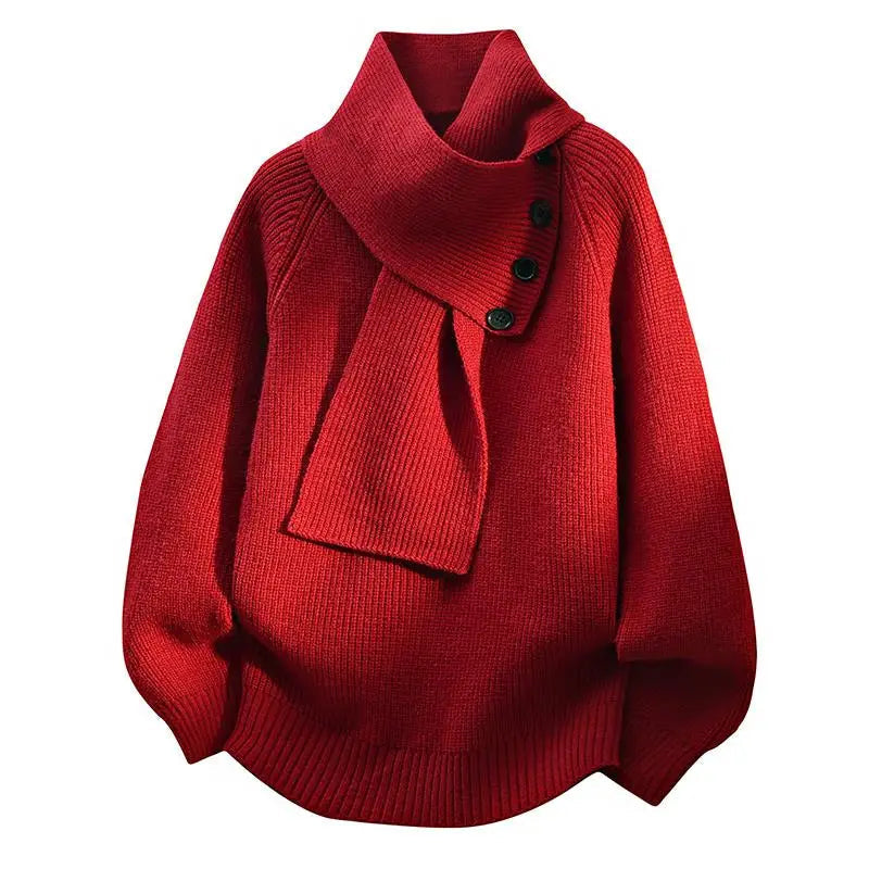Pull Maille Douce Femme Luxe – Style Chaud Élégant et Confortable.