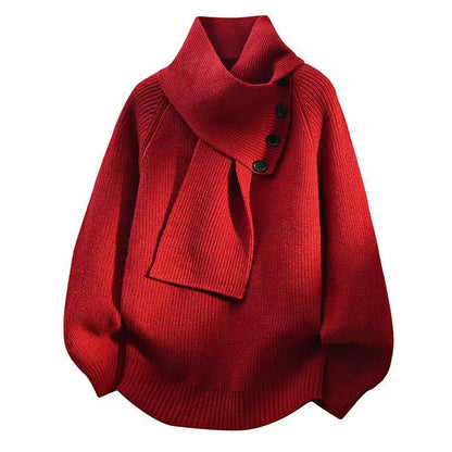 Pull Maille Douce Femme Luxe – Style Chaud Élégant et Confortable.