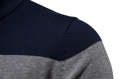 Pull Zippé À Rayures Homme – Style Intemporel Et Confort Moderne