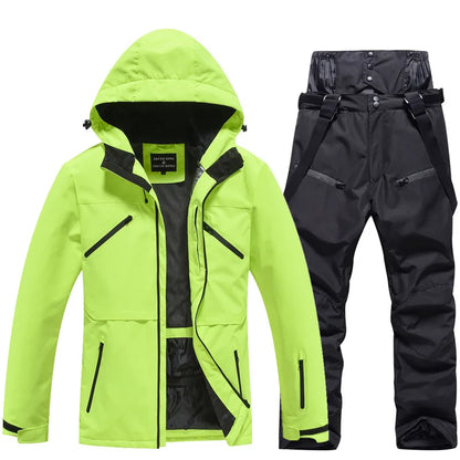 Combinaison de Ski Hivernale Isolée Unisexe – Veste et Pantalon Respirants pour Snowboard