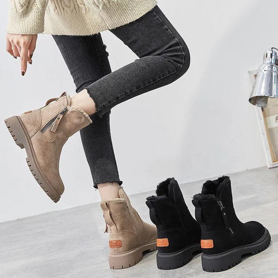 Bottes d’hiver durables pour femme – Chaussures élégantes et confortables