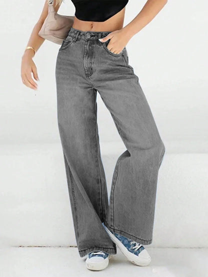Jean baggy femme | Taille haute
