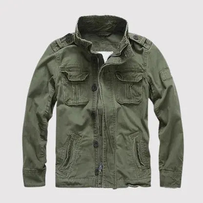 Veste classique à manches longues pour hommes avec poches