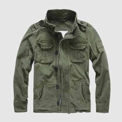 Veste classique à manches longues pour hommes avec poches