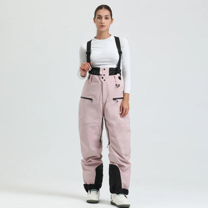 Pantalon de Ski Unisexe avec Bretelles – Pantalon de Snow Étanche pour Froid Extrême (-40°C)