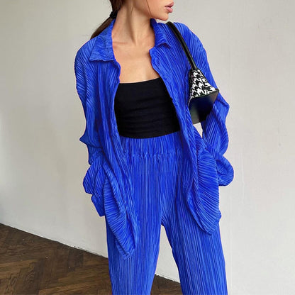 Ensemble Décontracté Coloré Élégant Femme – Tenue Deux-Pièces Stylée et Confortable