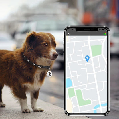 Mini Traceur GPS Étanche pour Chats Chiens – Suivi Intelligent Longue Distance Collier Compatible iOS Android