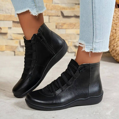 Bottes cheville confort élégantes pour femme