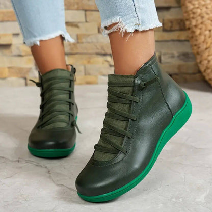 Bottes cheville confort élégantes pour femme