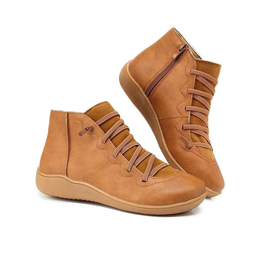 Bottes cheville confort élégantes pour femme