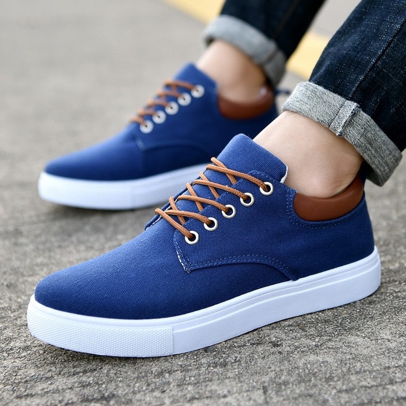 Homme Baskets cool avec semelles blanches