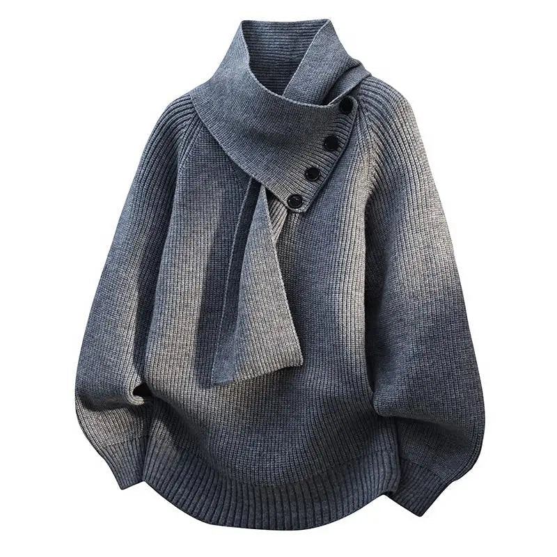 Pull Maille Douce Femme Luxe – Style Chaud Élégant et Confortable.