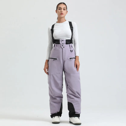 Pantalon de Ski Unisexe avec Bretelles – Pantalon de Snow Étanche pour Froid Extrême (-40°C)