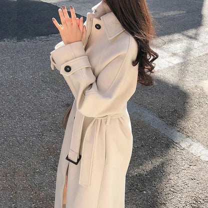 Manteau Long Femme Tendance pour le Printemps