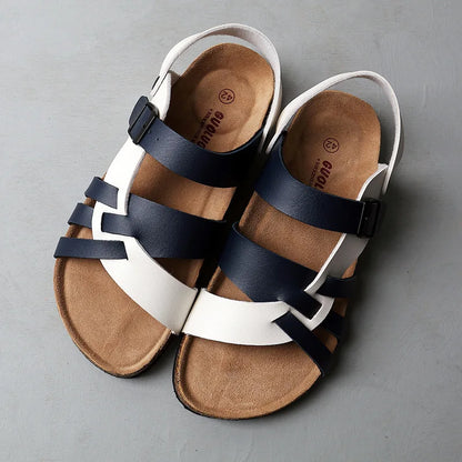 Sandales Orthopédiques Cuir Haut de Gamme Hommes – Confort, Polyvalence