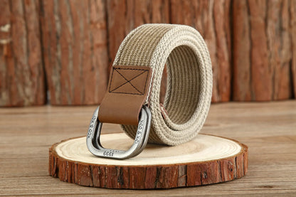 Ceinture en toile design pour homme : accessoire de jeans décontracté et élégant