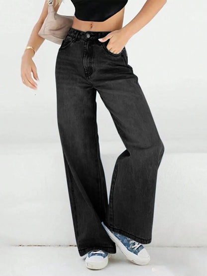 Jean baggy femme | Taille haute