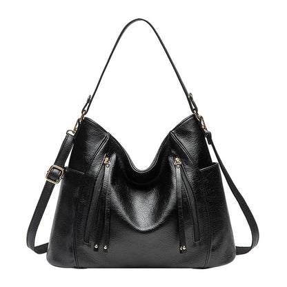 Bolso de mujer de lujo con aspecto de cuero: estilo elegante de alta gama para el día a día
