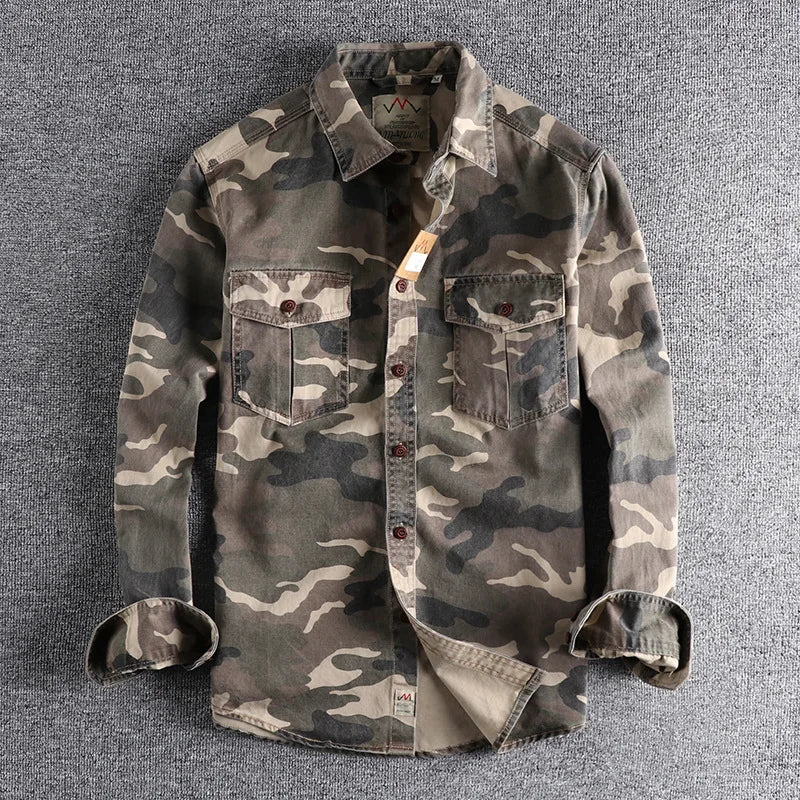 Men's Button-Down Shirt - Casual and Versatile