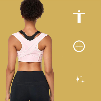 Redresse-dos correcteur de posture – Confortable et discret sous les vêtements