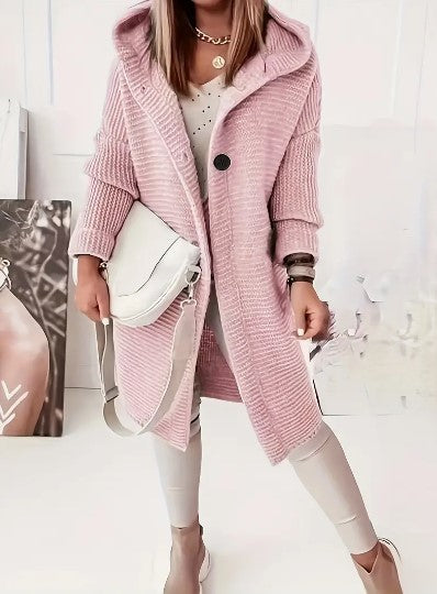 Cardigan douillet pour femmes | Avec capuche