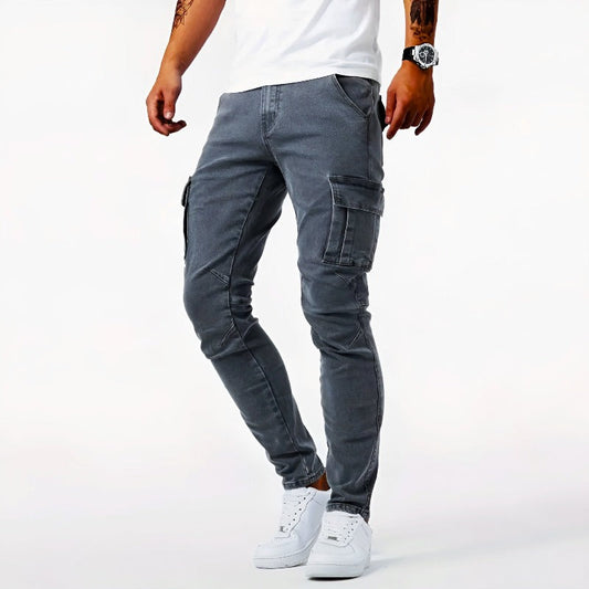 Pantalon Cargo Ajusté pour Homme – Pantalon Élégant et Stylé au Quotidien