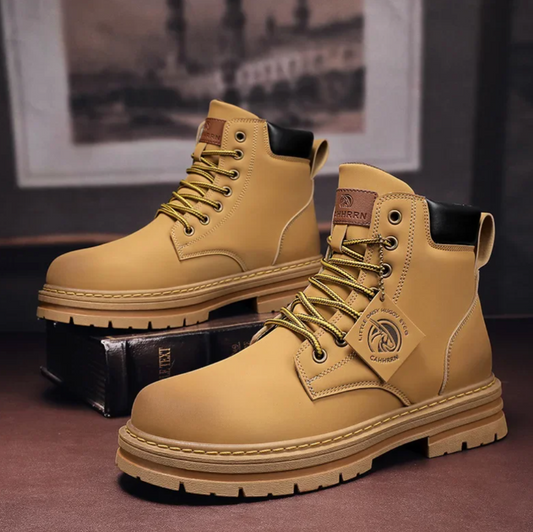 Durable Luxury Lace-Up Boots for Men – Comfortable Everyday Footwear