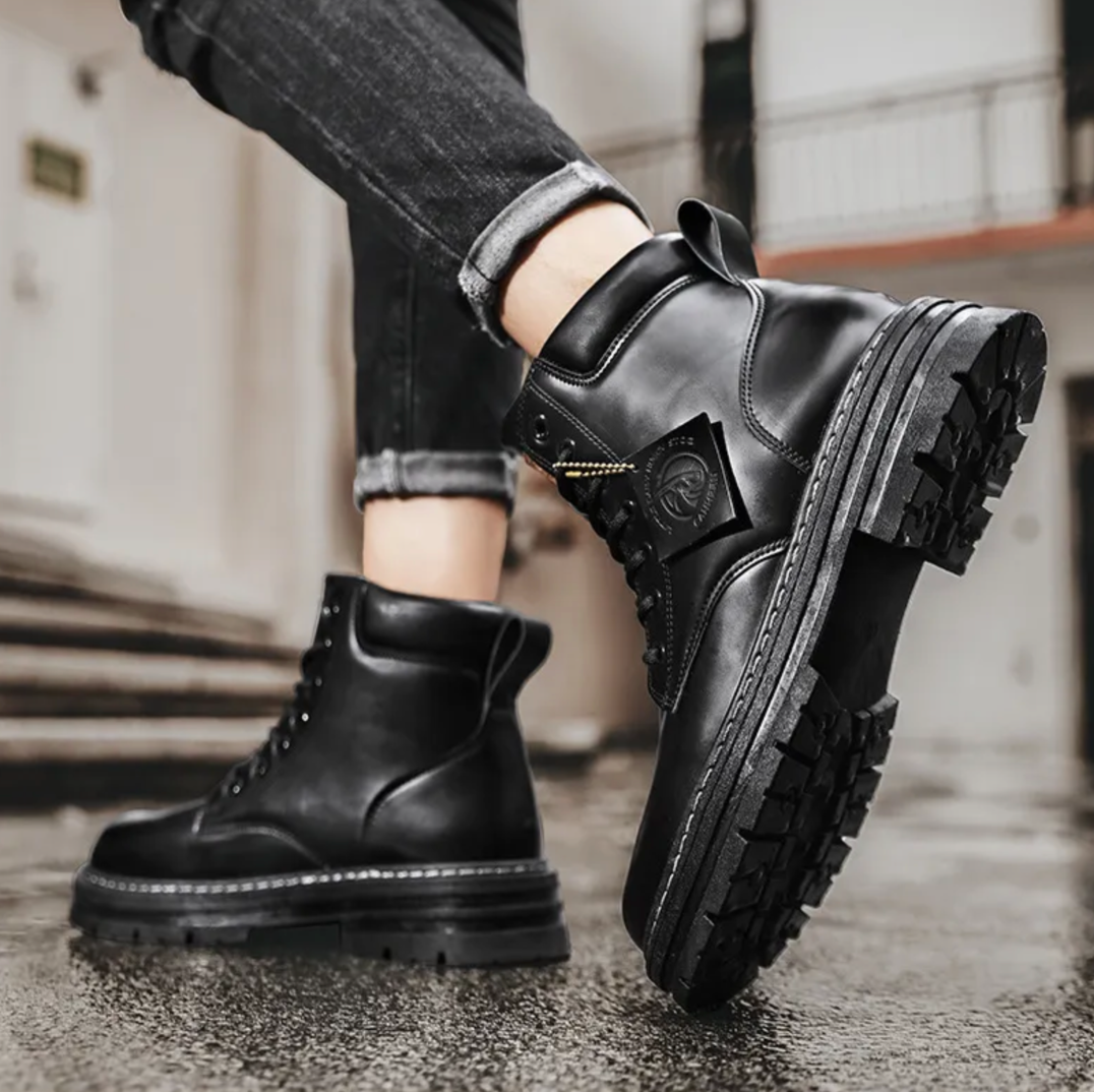 Bottes à Lacets Durables de Luxe pour Homme – Chaussures Confortables au Quotidien