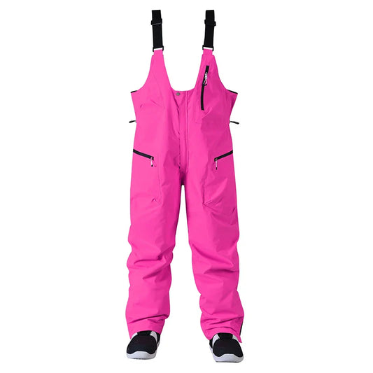 Adjustable Ski Trousers Unisex – Snow Trousers with Braces and Zip Closure